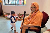 Inauguration of new guest house at Shirali by H H Swamiji (10 April 2025)